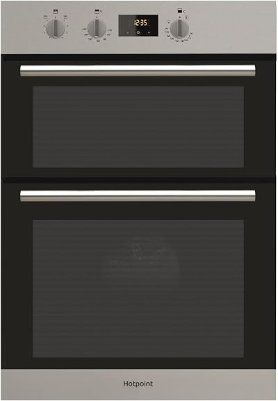 Hotpoint Newstyle Electric Built In Double Oven Stainless Steel