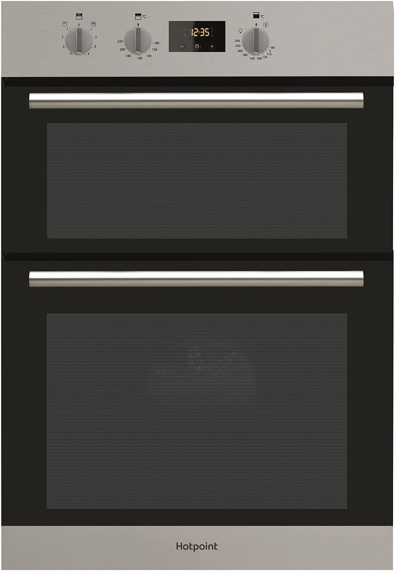 Hotpoint Newstyle Electric Built In Double Oven Stainless Steel
