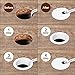 16 Packs Desk Grommet, 1-3/8 Inch 35mm Plastic Desk Cord Cable Hole Cover Grommet for Computer Table Wire Organizer for Home and Office PC Desk Cable Cord Desktop Management (White)