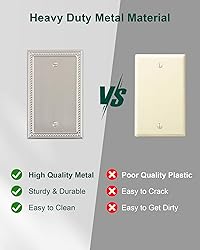 TREEWELL 2-Pack Blank Outlet Cover Wall