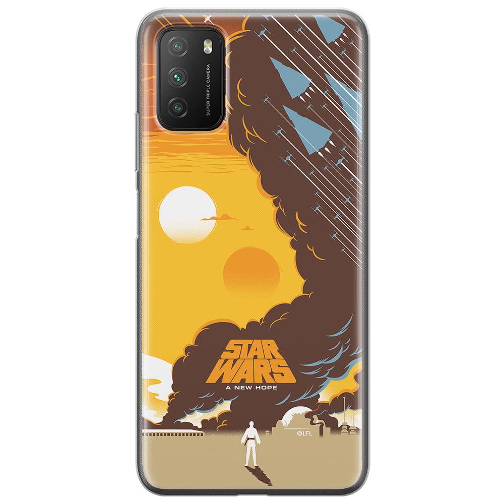 ERT GROUP mobile phone case for Xiaomi REDMI 9T original and officially Licensed Star Wars pattern 027 optimally adapted to the shape of the mobile phone, case made of TPU