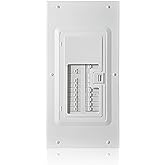 Leviton LDC20-W 20 Space Indoor Load Center Cover and Door with Window, White