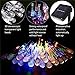 Color Solar String Lights Outdoor Waterproof Raindrop Lights Christma s Decro 30Led 21Foot Twinkle Fairy Lighting for Indoor Garden Xmas Tree Party Weddings Patio( Multi Color)