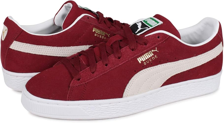 Amazon プーマ Suede Classic 21 スニーカー ワイン レッド 06 スニーカー