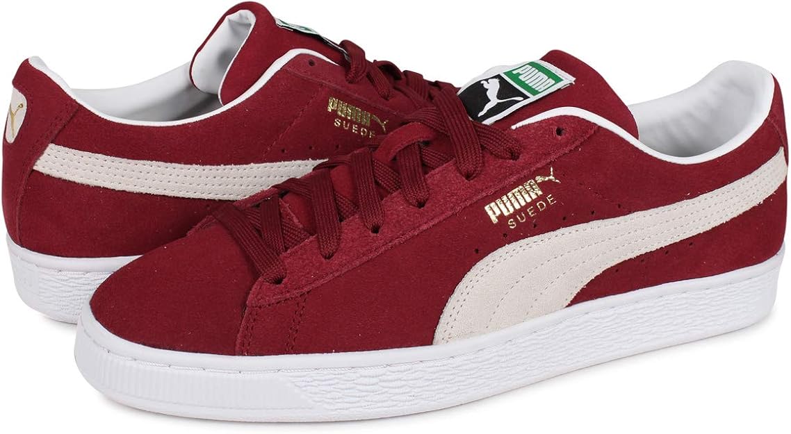 Amazon プーマ Suede Classic 21 スニーカー ワイン レッド 06 スニーカー