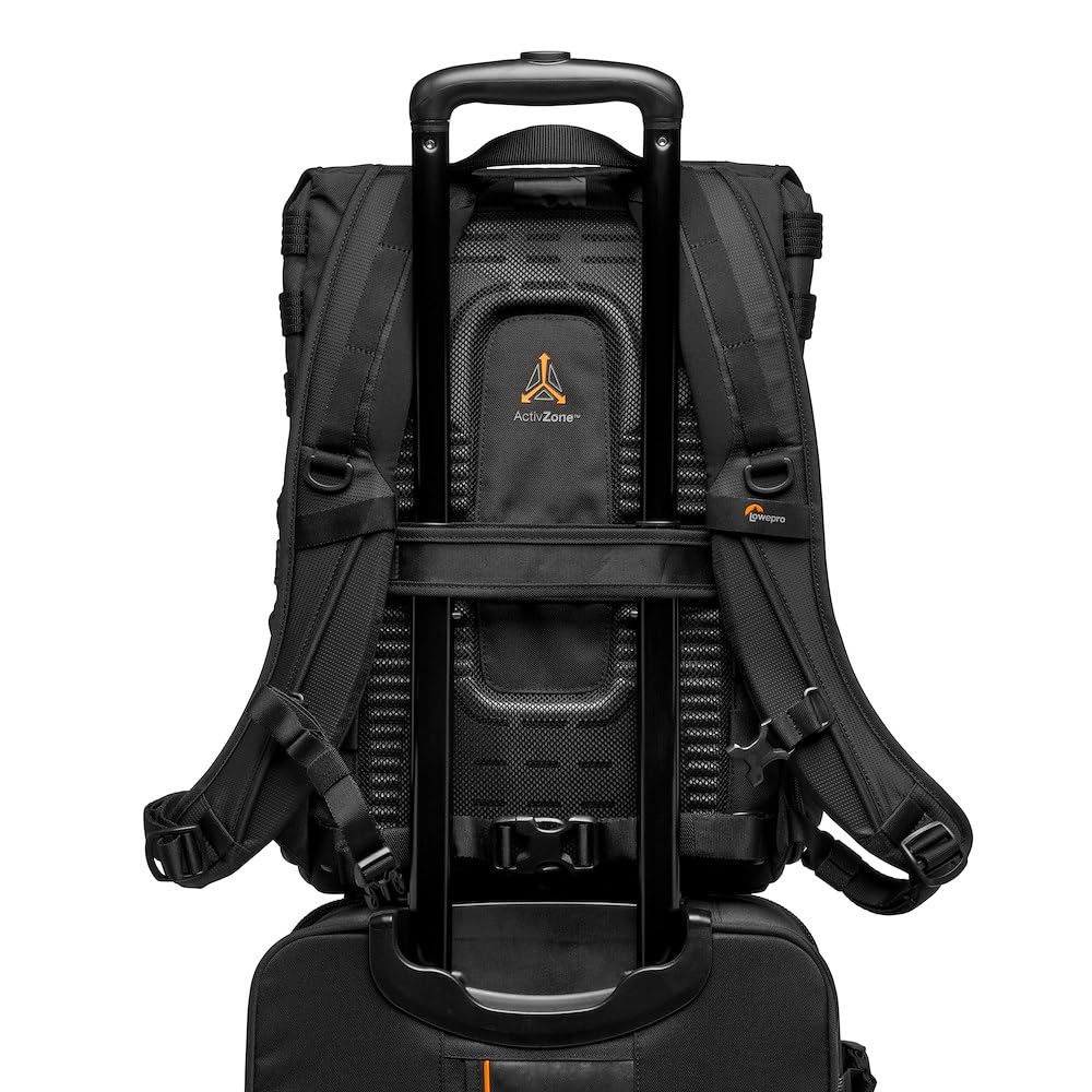 Lowepro ProTactic BP 300 AW II Mirrorless and DSLR Backpack - with QuickShelf Divider System - Camera Gear to Personal belongings - for Mirrorless Like Sony Apha9 - LP37265-PWW