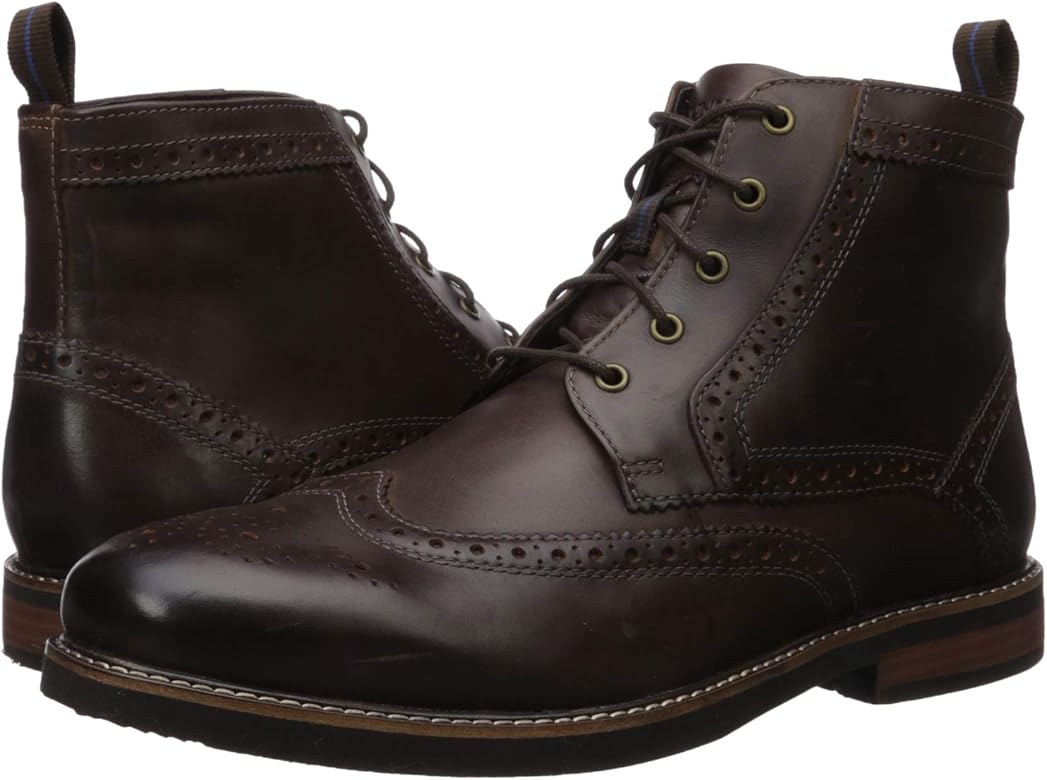 nunn bush odell men's wingtip dress boots