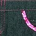 Sophia's Love Shirt and Sequin Trim Denim Skirt Made, Fits 18 Inch American Girl Dolls