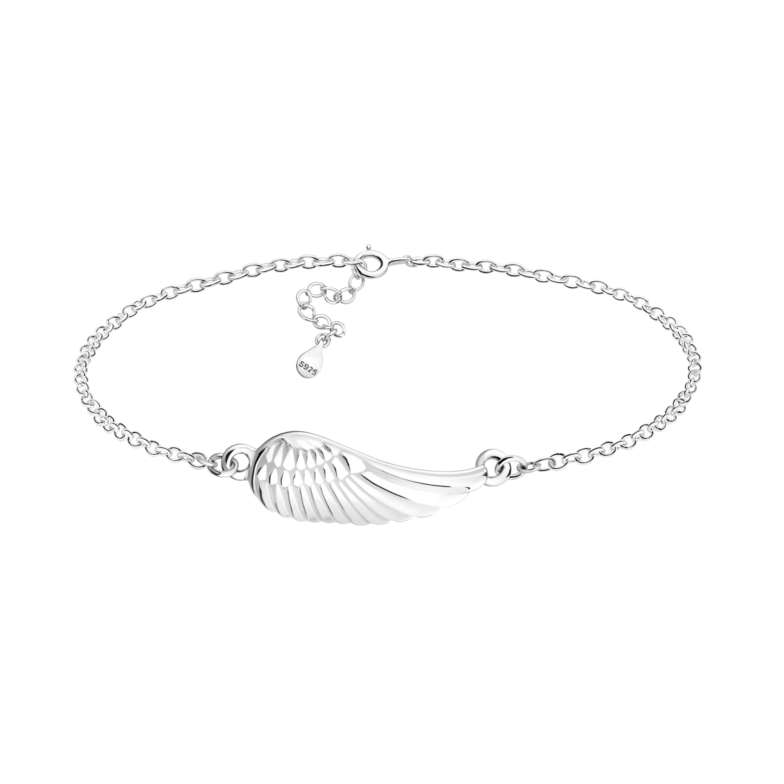 Sofia Milani - Women's Bracelet 925 Silver - Feather Pendant - B0135