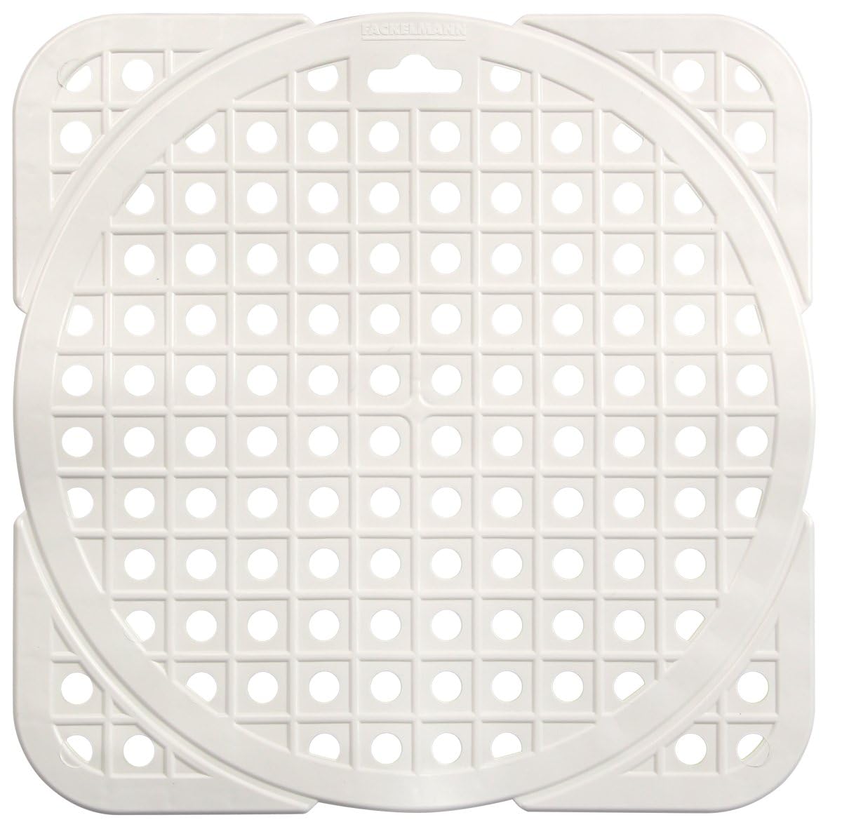 Fackelmann Tecno Sink Mat, plastic sink insert, can be cut to size Colour: grey, white - not freely selectable, Quantity: Pack of 1.