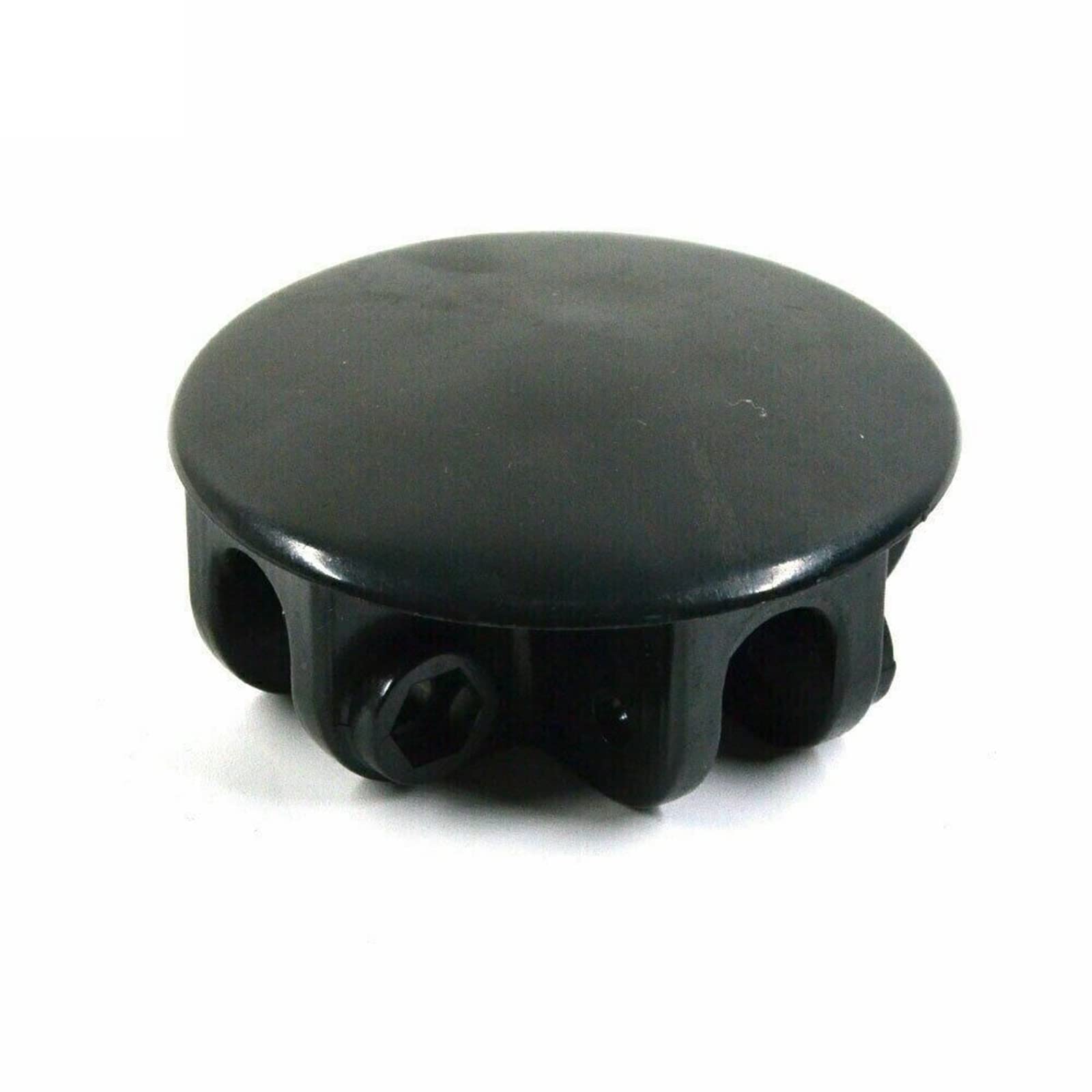 SMTHOME 1Pcs 4-Way Roof Centre Bracket Pop-up Gazebo Replacement Tent Spare Parts Canopy Connector Plastic Black for Pavilion Tent