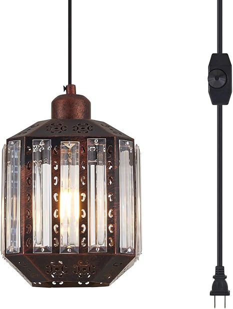 Amazon Com Ylong Zs Hanging Lamps Swag Lights Plug In Pendant