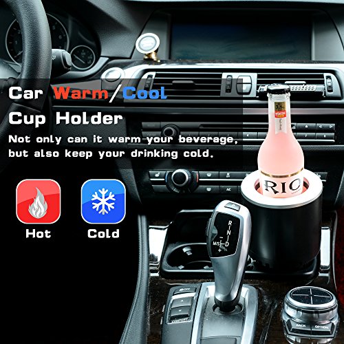 Smart Car Cup Cooler and Warmer 12v Car Power,Portable Auto Electric Holder Refrigerate and Heat Drink/Coffee/Cola/Water/ Cans/Bottle/beverage for Camping,Outdoor,Travel,Hiking.