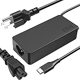 Replacement for Lenovo Laptop Charger,65W USB-C Charger for ThinkPad X1 X13 T14 T15 E14 E15 T480s T490 E480,Yoga 7i 9i,Thinkb