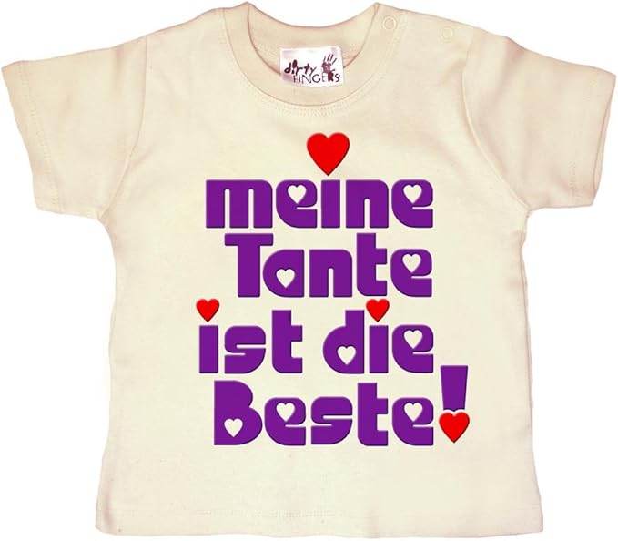 Dirty Fingers, Meine Tante ist die Beste!, Baby Jungen TShirt Amazon