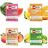SaltStick Fastchews, Electrolyte Replacement Tablets for Rehydration, Exercise Recovery, Youth &amp; Adult Athletes, Hiking, Sports Recovery, 10ct Variety 4-Pack