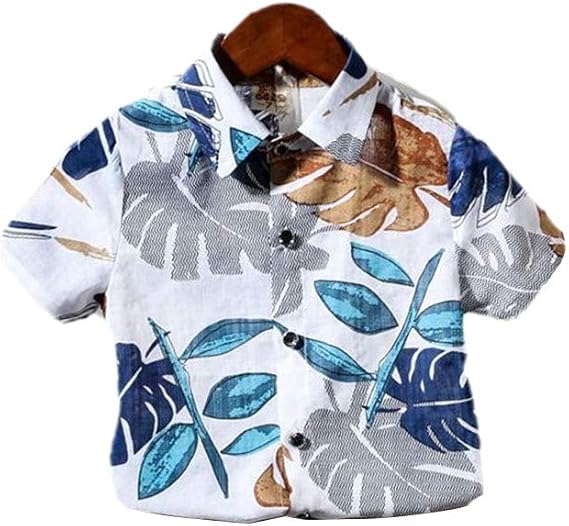 Amazon Co Jp キッズ アロハシャツ 子供服 男の子 ハワイ風 リゾート 子ども服 韓国子供服 ジュニア ファッション