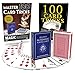 Magic Makers 100 Card Tricks Kit Includes Marked Deck & Svengali Trick Deck