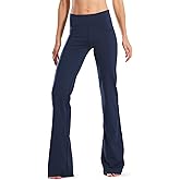 Safort 28" 30" 32" 34" Inseam Regular Tall Bootcut Yoga Pants Flared Leg Dress Pants with Pockets for Casual