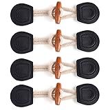 4 Sets Sew-On Toggle with Wooden Horn Button for