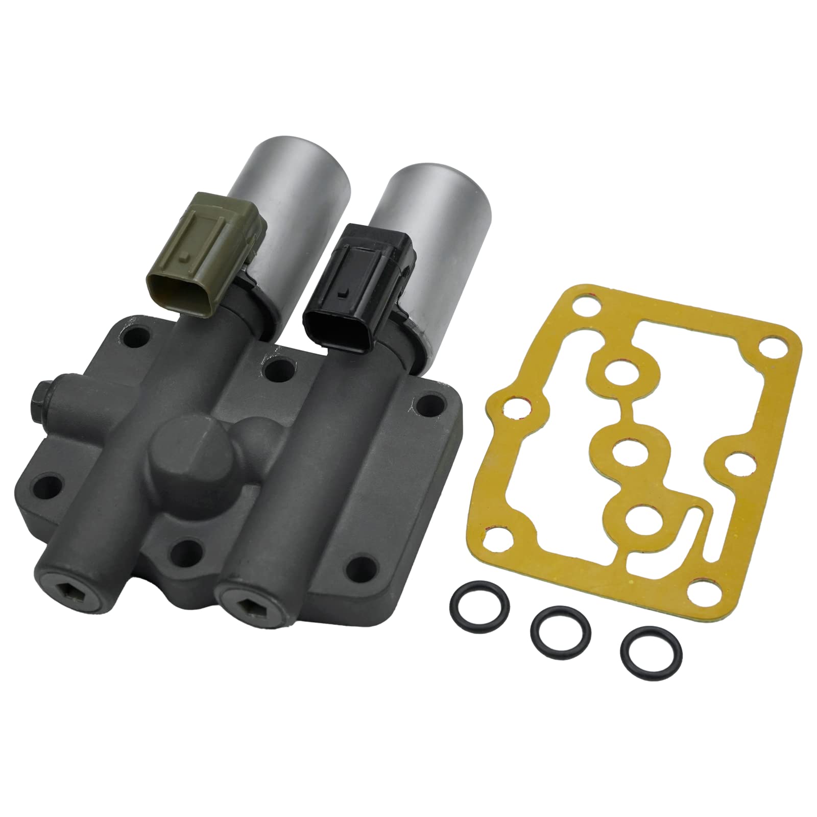 Photo 1 of Transmission Dual Linear Shift Solenoid With Gasket Replacement for 28250-P6H-024 28250P6H024 Compatible with Honda Acura Accord Odyssey Prelude Pilot