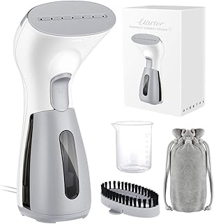 Uarter Dampfglätter Dampfbürste Steamer Dampfbügeleisen Kleidung Wrinkle Remover mit 120ml Wassertank, geeignet für Home und Travel, 900W, Grau