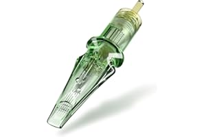 SOLONG TATTOO Tattoo Needles,Solong Pro 20Pcs Disposable Tattoo Cartridge Needles 1007 Round Magnum L-Taper Tattoo Needle Cartridges(1007RM) EN01S-20-1007RM-L