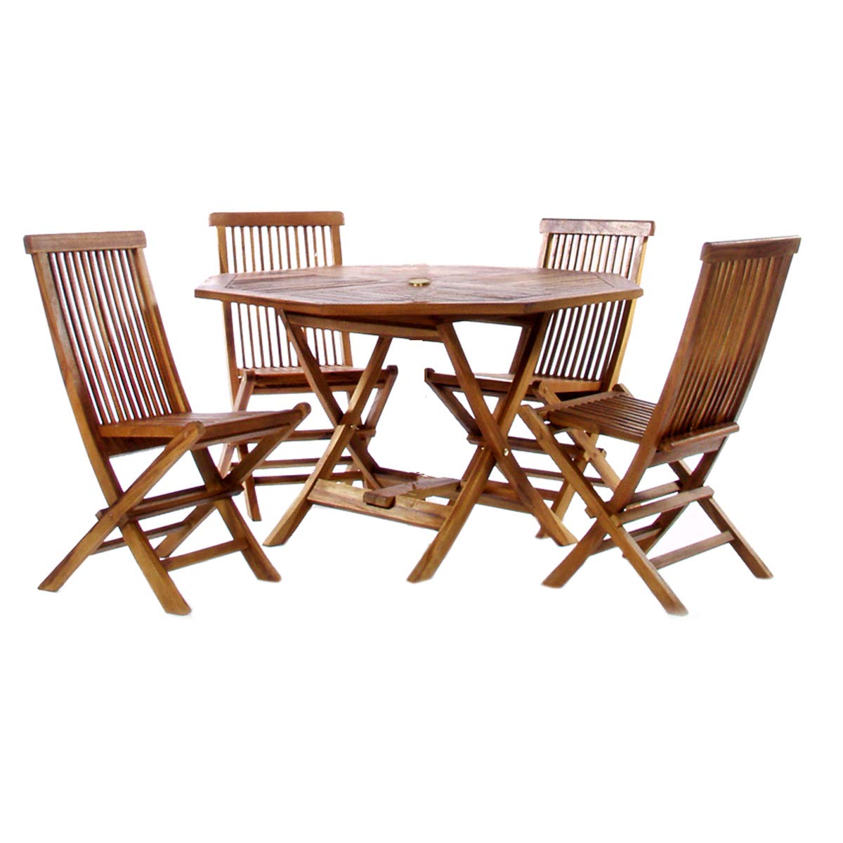 Best Outdoor Cedar 5 Piece Table And Chair Set