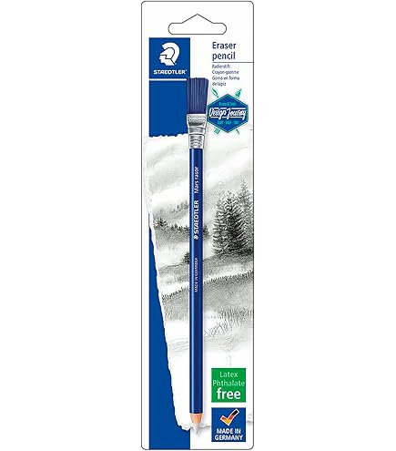 Gomme Staedtler Mars 528 50 Bleue - Rechargeable Sans Latex - Effaceur Précis