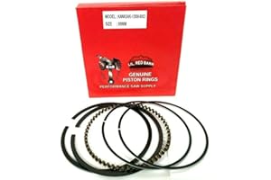 Lil Red Barn Piston Ring Set Compatible with Kawasaki FC401V, FC420V, FC540V 89mm Replaces #13008-6053, black