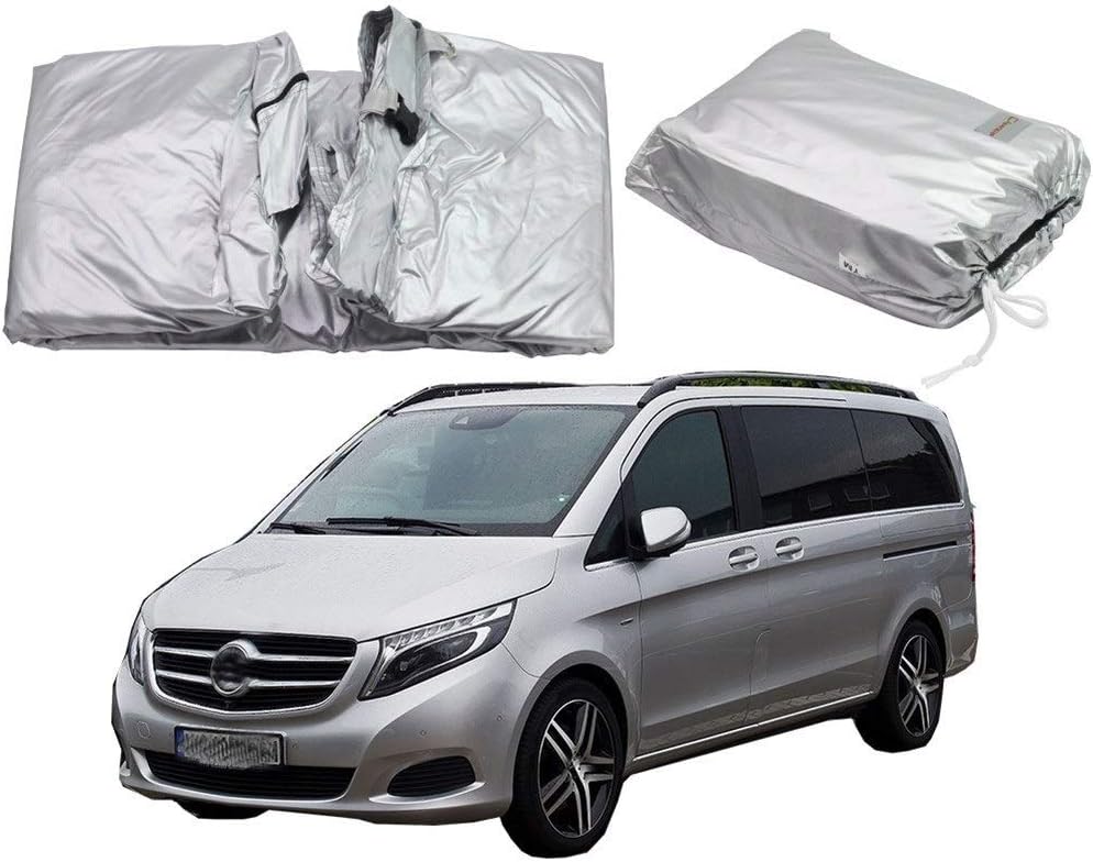 Car cover Full Car Cover Outdoor Anti-UV Sun Rain Scratch Snow Protector MPV Cover Windproof For Mercedes-Benz Viano Valente Vito