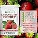 Biofinest Strawberry Juice Powder - 100% Pure Freeze-Dried Antioxidants Superfood - USDA Organic Vegan Raw Non-GMO - Boost Digestion Weight Loss - for Smoothie Beverage Blend (4 oz Resealable Bag)