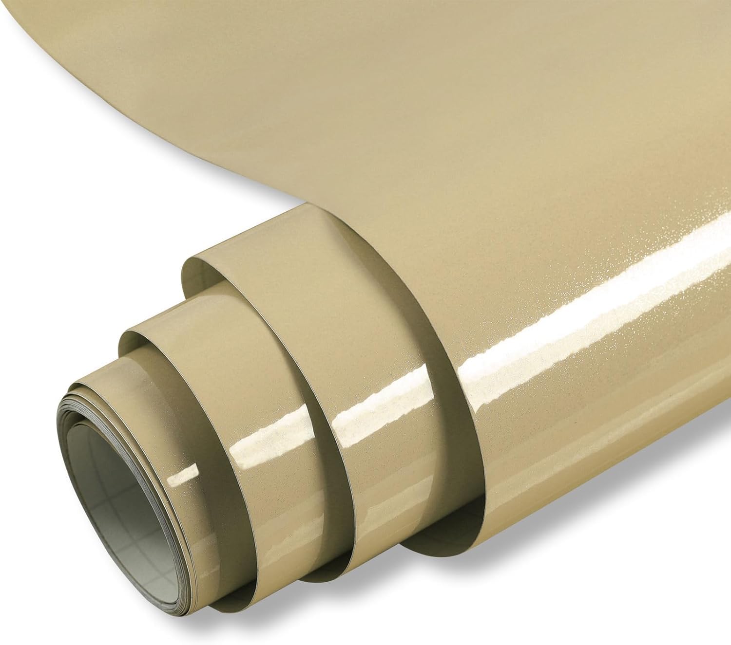 Hode Vinyl Wrap Gold Sticky Back Plastic Roll 60cmX5m, Gold Glitter Effect Self Adhesive Wallpaper for Furniture Stickers, Peel and Stick Kitchen Bathroom Covering Contact Paper (High Gloss)