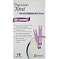 Precision Xtra Blood Ketone Test Strips - 10 ea - in Box
