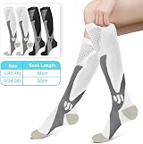 ACWOO Compression Socks 2 Pairs Unisex Graduated Support Non-Slip Breathable view 8