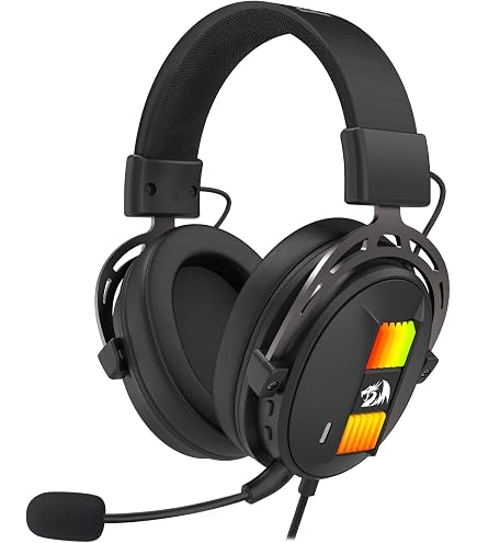 AURICULAR REDRAGON LAMIA2 (H320RGB-1) C/STAND / 7.1 Virtual / USB / RGB / BLACK - Periféricos