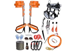 MITOJOSYEER Tree Climbing Gear - Tree Climbing Spikes,for Hunting, Fruit Picking,Climbers of Tree Climbing Equipment