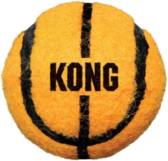 KONG - Sport Balls - Dog Toy Premium Squeak Tennis Balls, Gentle on Teeth (Assorted Style) - For Large Dogs