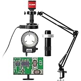 Digital Microscope Camera, 1080P 13MP HDMI USB Industrial Video Microscope | Digital Microscope 1080P HDMI Type-C Camera