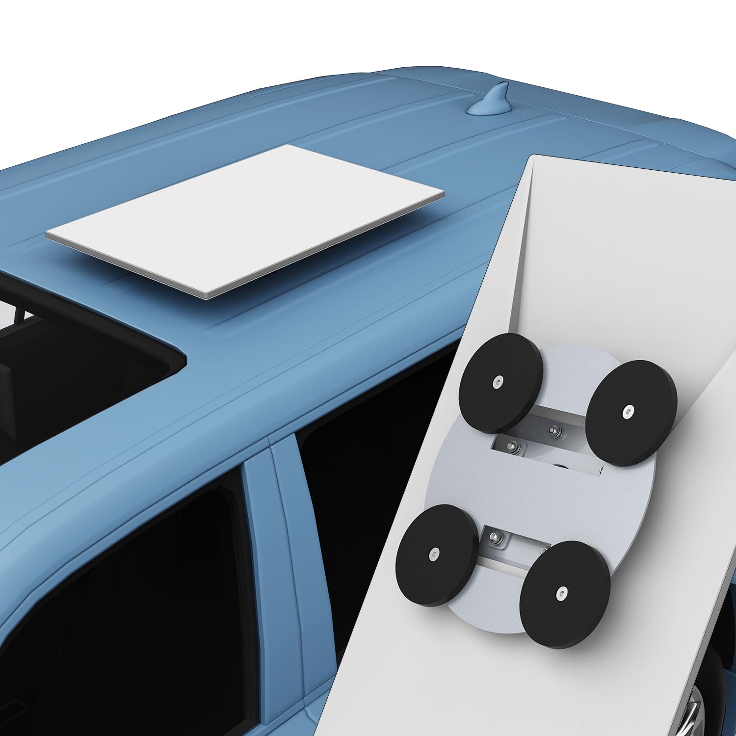 Photo 1 of 440 Pounds Starlink Gen 3 Car Roof Magnet Mount, Suitable for Cars, Pickups, RVs and Trucks. (Starlink Gen 3 Magnetic Mount)