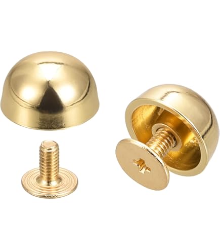 Amazon.com: uxcell 8x5mm Screw Back Rivets Solid Round Head