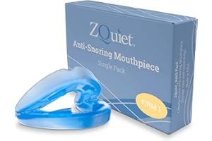 ZQuiet, Anti-Snoring Mouthpiece, Firm Size #1, Strong & Durable Mouthguard, Ideal for Those Prone to Teeth Grinding & Clenching, Made in USA, Size 1