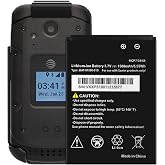 WUHAO for Sonim XP3 XP3800 Replacement Battery [Upgraded] BAT-01500-01S Battery 1500mAh
