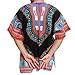 Raan Pah Muang RaanPahMuang Unisex African Bright Dashiki Cotton Shirt Variety Colors