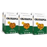 Chickapea Organic Chickpea Pasta - Spirals, Penne, Shells Variety Pack - 8 oz (Pack of 6)
