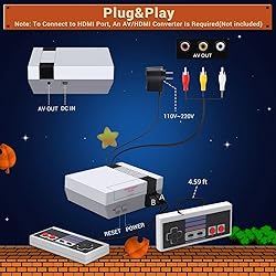 Retro Game Console, Classic Mini Retro Game System