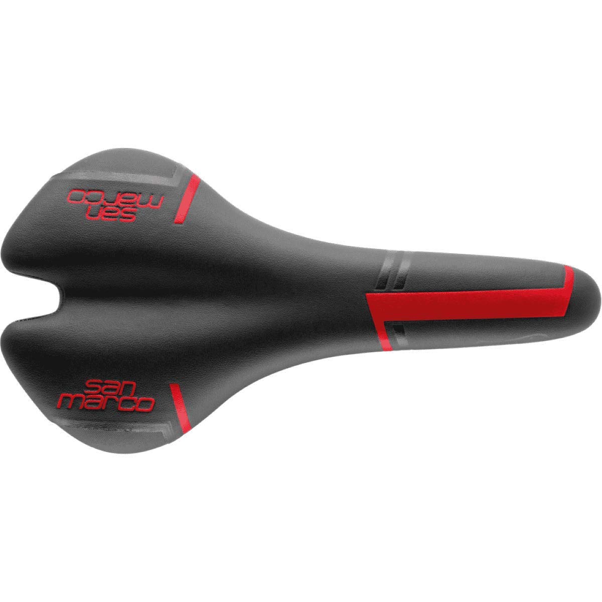 Selle San Marco Unisex's Aspide FullFit Racing Bike Saddle, Black/Red