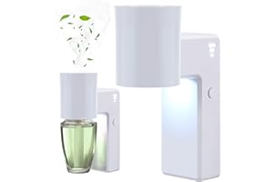 ROSSEX 2 PCS Wall Fragrance Plug in with Night Light and Oil Diffuser Plug with Upgraded Fragrance Concentration Control, Compatible with Bath and Body Works WallFower for Home, White