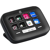 Elgato Stream Deck Neo (Black) – 8 Customizable Keys, 2 Touch Points, Speed Through Tasks & Workflows - Control Word, Excel, 
