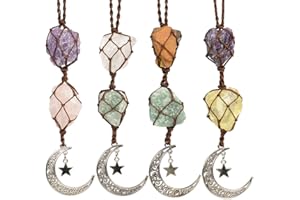 LERSUSI Hanging Ornaments Car Rear View Mirrors Decor Healing Crystal Accessories for Home Decor (style5)